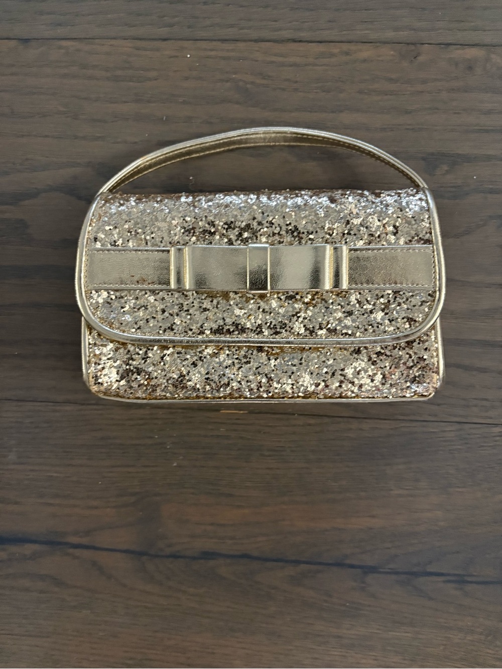 Gymboree glittery gold girls purse brand new